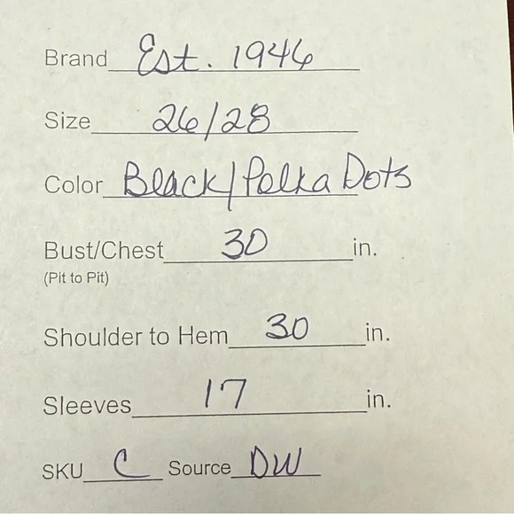 Cato 26/28W Black White Polka Dot Ruffle Sleeve Tunic Top Plus Size Chic - Picture 8 of 8